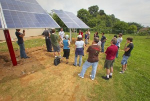 solar panels at Metzgar Fields, Easton, Pa.