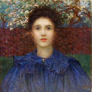 Portrait of Amy Gaskell, c. 1890, by Annora Martin. Credit: The Maas Gallery.