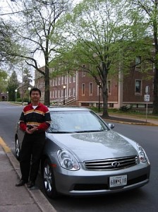 Michael Choo '93 during a visit to Lafayette.