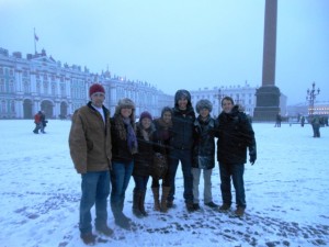 Lafayette students study abroad in Russia