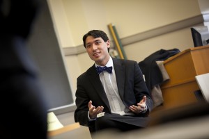Andrew Chun '12 at last year's regional competition