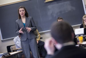 Caroline Lang '13 at last year's regional competition