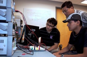 An undergraduate research project in electrical and computer engineering involves a device designed to help diagnose eye problems.