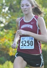 Grace Watters ’15 led the cross-country team with a 4.0 GPA.