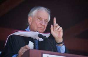 Garry Marshall gives the Commencement address.