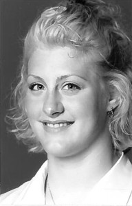Hope McCorkle '98 was a record-setting performer in both track and field and volleyball for Lafayette