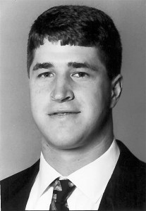 Former Lafayette quarterback Tom Kirchhoff '93 was the 1992 Patriot League Player of the Year.