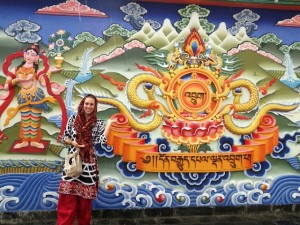 Tatiana Logan '13 in Kathmandu