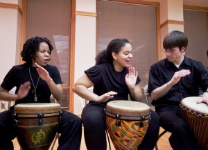 Members of the Percussion Ensemble perform during last year's Black Heritage Month Finale.