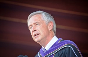 John McCardell Jr., vice-chancellor and president of Sewanee: The University of the South, delivered remarks.
