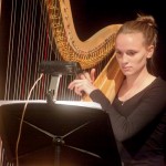 Kayleigh Yerdon ’18 on the harp