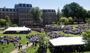 Commencement 2015 on the Quad