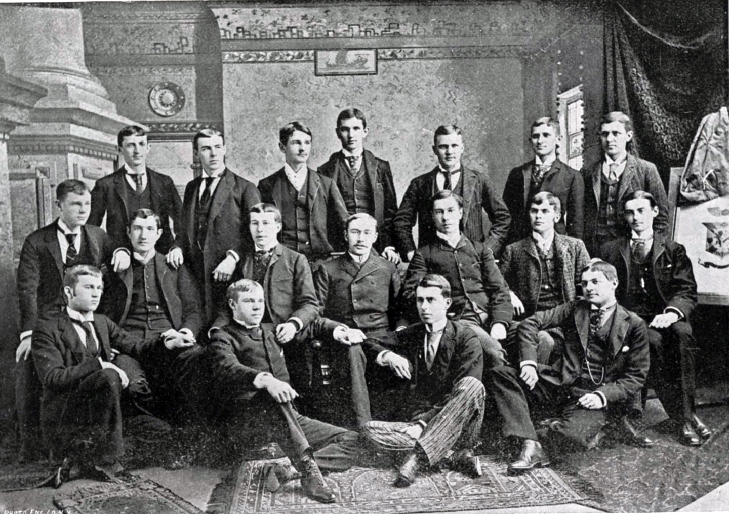 The brothers of Delta Kappa Epsilon in 1890