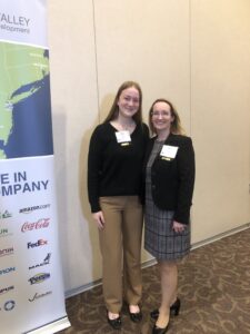 Madelyn Amadio ’25 and Jeanne Reilly Education Consultant, LVHN