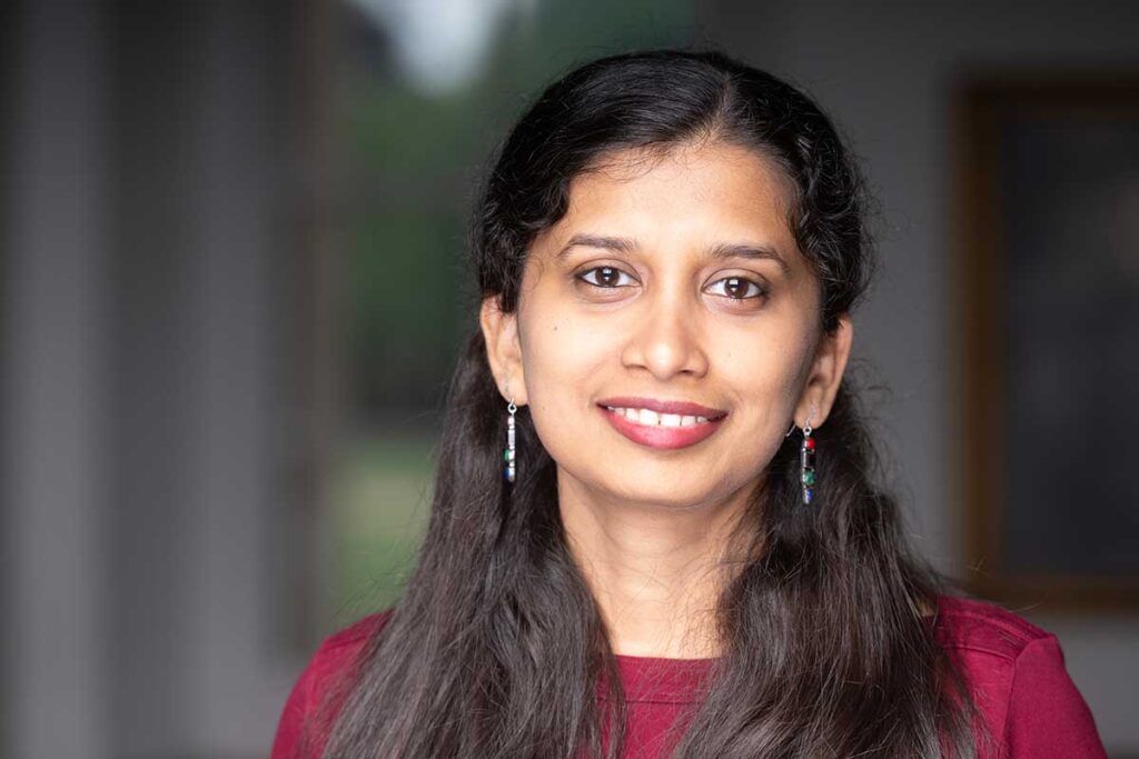 Headshot of Manami Roy, assistant professor of mathematics at Lafayette College