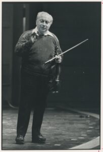Violinist Isaac Stern
