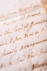 The Marquis de Lafayette describes America as “the land of genuine freedom” in May 1824 letter recently acquired by Skillman Library’s Special Collections and Archives.
