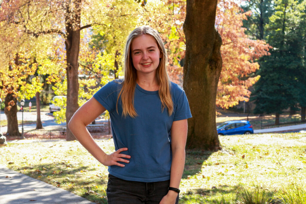 Lily Snyder ’25 (chemical engineering, minor in mechanical engineering).