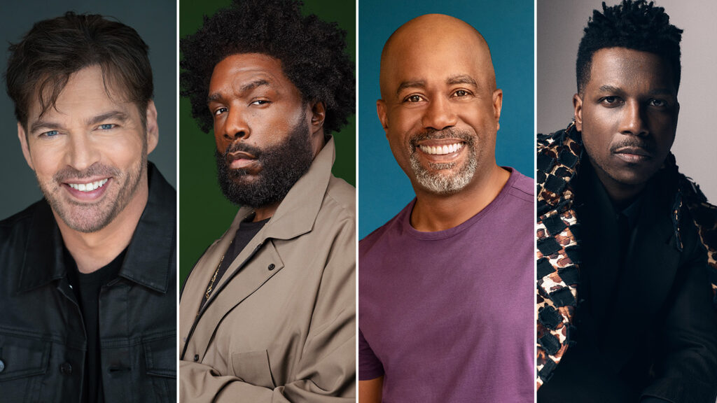 Harry Connick, Jr., Questlove, Darius Rucker, Leslie Odom, Jr. 