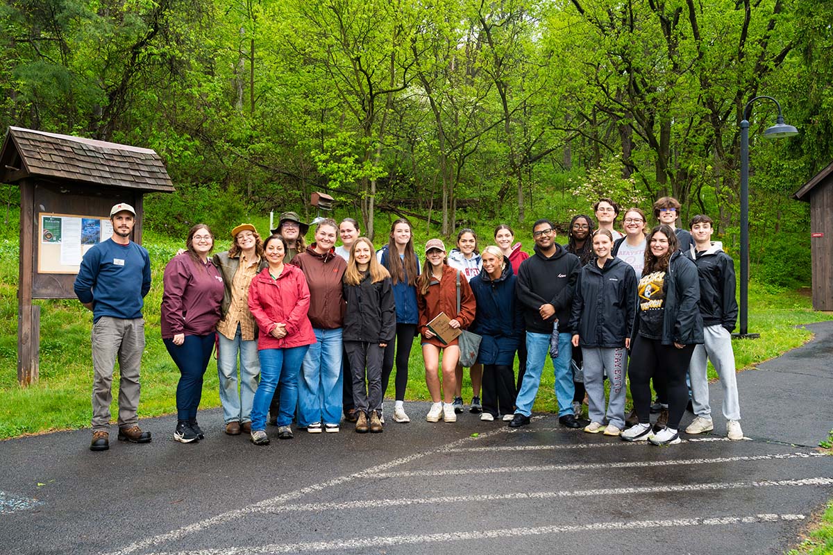 Students from Extreme Plants pose at Mariton Wildlife Sanctuary