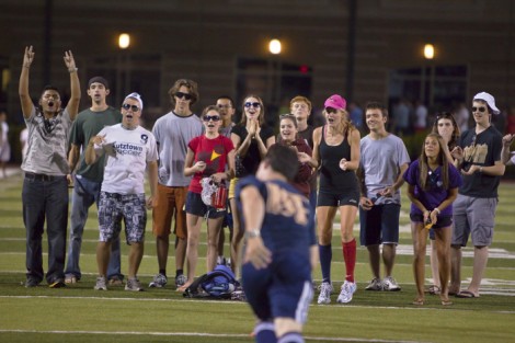 Freshmen Orientation: Lafayette College Freshmen enjoy the first Olympiad games on Friday night at  Fisher Field