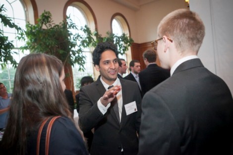 Tarush Agarwal '10 of Disney Consumer Products speaks with students.