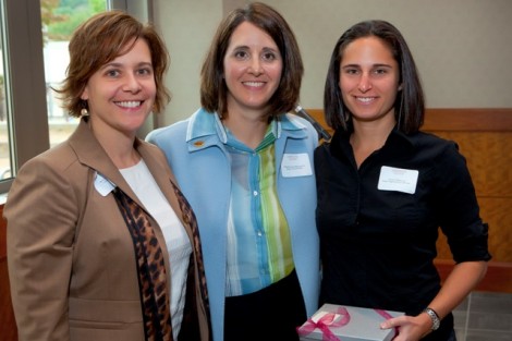 Carrie R. Chaitt '03, right, is the recipient of The Charter Support Person of the Year Award.