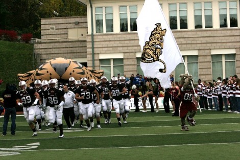 The Leopards take the field. 