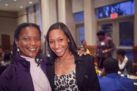 Dr. Cynthia Paige '83 (left) with her daughter Ilani Paige-Waldon '12.