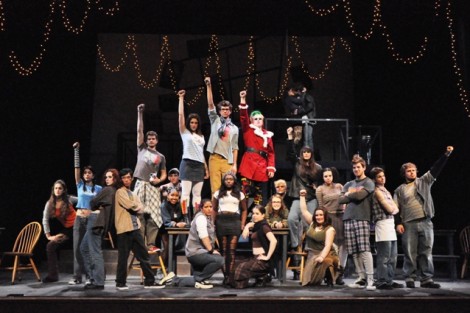 The cast of Rent