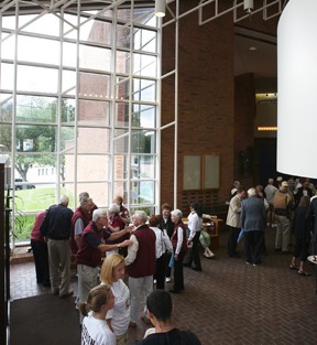 50-Plus Club Reception held in Williams Center for the Arts lobby