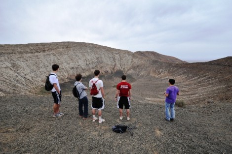 Students at Lanzarote, Canary Islands