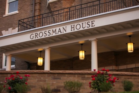 The newly completed Grossman House