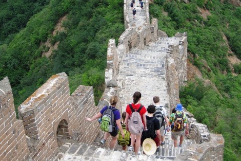 The class on the Great Wall