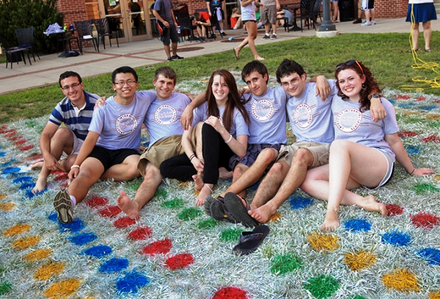 Photo Gallery A Giant Game Of Twister · News · Lafayette College