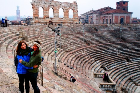Students studied the historic and cultural legacy of Rome.