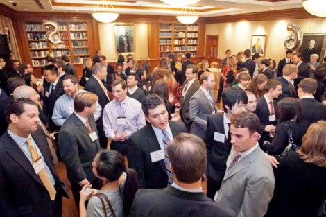 Sponsored by Career Services and Alumni Relations, Lafayette hosted its annual New York City Networking Night. Students made connections with alumni and explored different career fields. 