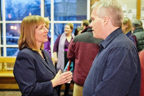 Kirk O’Riordan, assistant professor of music, meets Alison Byerly.