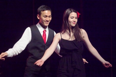 Members of Salsateros blend Salsa and Bachata Spanish style dances.