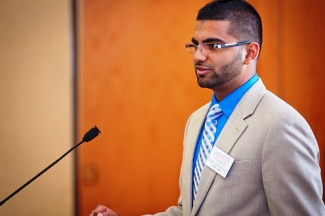 Taaha Mohamedali '11, admissions counselor, gives a report of the admissions year so far.