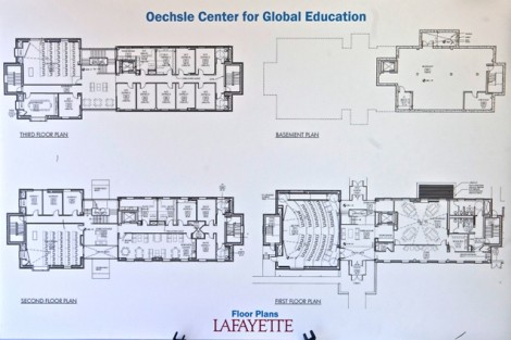 Blueprints of the new center