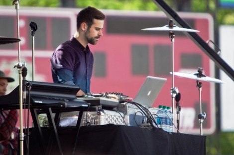 Ryan Lewis keeps the beats going.