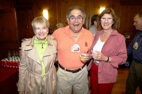 Al Alvarez ’63 has a good time during the Class of 1963’s 50th Reunion reception at Kirby House.