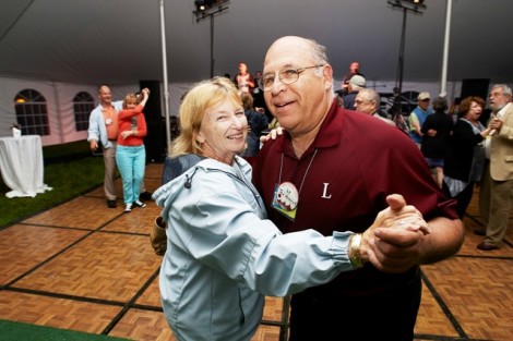 Rosemary and Ted Veresink ’68 cut a rug during the All-Alumni Social.
