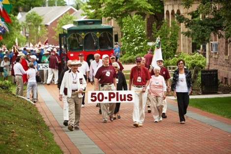 The 50-Plus Club leads the parade.