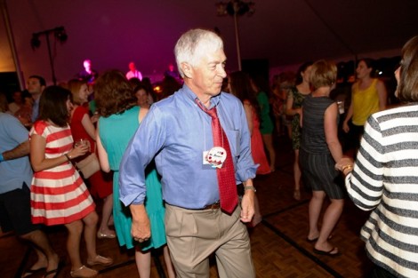 Jon Benedict ’68 shows off his moves on the dance floor.