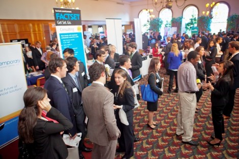 Hundreds of students attended the College’s annual Career Fair looking to connect with more than 50 employers for internship and job opportunities. 