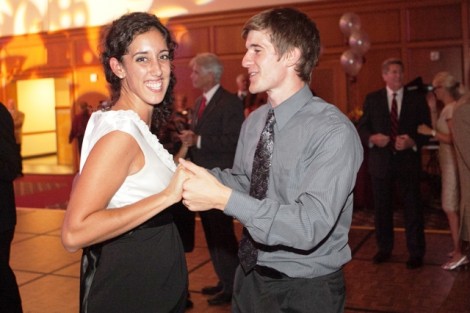 Students, alumni, and faculty danced the night away during the Inaugural Ball. 