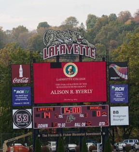 A celebratory weekend at Lafayette that began with the inauguration of President Alison Byerly followed by Homecoming the next day.
