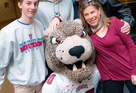 Dan Kimmel '16 (second from left) is joined by his brother, Seth, dad, Jordan, and mom, Barbara Brooks Kimmel '78.